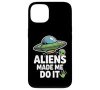 Gli alieni mi hanno fatto fare - Umorismo UFO divertente Custodia per iPhone 13