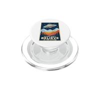 Gli alieni non credono in te né extraterrestri retrò PopSockets PopGrip per MagSafe