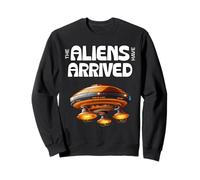 Gli Alieni Sono arrivati UFO Art Felpa