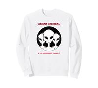 Gli Alieni Sono Reali (Funny Alien Graphic) Felpa