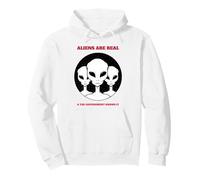 Gli Alieni Sono Reali (Funny Alien Graphic) Felpa con Cappuccio