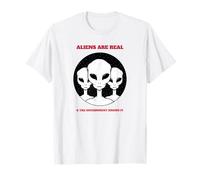 Gli Alieni Sono Reali (Funny Alien Graphic) Maglietta