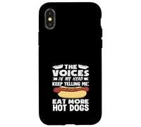 Gli amanti degli hot dog di voci mangiano più hot dog Custodia per iPhone X/XS