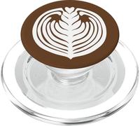 Gli amanti del caffè Latte Art Stacked Tulip Barista stile PopSockets PopGrip per MagSafe