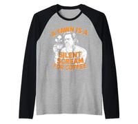 Gli Amanti del caffè Uno sbadiglio è Un grido Silenzioso per Il caffè Maglia con Maniche Raglan