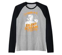 Gli Amanti del caffè Uno sbadiglio è Un grido Silenzioso per Il caffè Maglia con Maniche Raglan