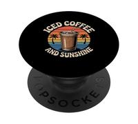 Gli amanti del caffè Uno sbadiglio è un grido silenzioso per il caffè PopSockets PopGrip Adesivo