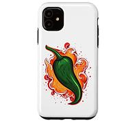 Gli amanti del cibo piccante piccante del peperoncino verde sparano lo chef messicano Custodia per iPhone 11
