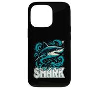 Gli amanti dello squalo grandi cacciatori di pesci predatori delle profondità oceaniche Custodia per iPhone 13 Pro