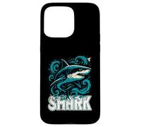 Gli amanti dello squalo grandi cacciatori di pesci predatori delle profondità oceaniche Custodia per iPhone 15 Pro Max