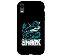 Gli amanti dello squalo grandi cacciatori di pesci predatori delle profondità oceaniche Custodia per iPhone XR