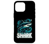 Gli amanti dello squalo grandi cacciatori di pesci predatori delle profondità oceaniche Custodia per iPhone 16 Pro Max