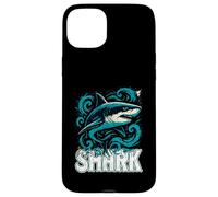 Gli amanti dello squalo grandi cacciatori di pesci predatori delle profondità oceaniche Custodia per iPhone 15 Plus