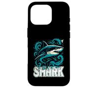 Gli amanti dello squalo grandi cacciatori di pesci predatori delle profondità oceaniche Custodia per iPhone 16 Pro