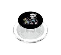 Gli amici dei dinosauri scheletrici vanno a fare una passeggiata divertente PopSockets PopGrip per MagSafe