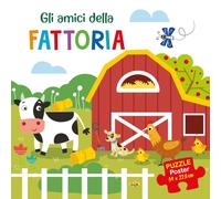 Gli amici della fattoria. Puzzle poster. Ediz. a colori