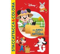 Gli amici della fattoria. Staccattacca & colora. Con adesivi. Ediz. illustrata