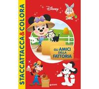 Gli amici della fattoria. Staccattacca & colora. Con adesivi. Ediz. illustrata