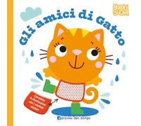 Gli amici di gatto. Morbidi sticker. Ediz. a colori