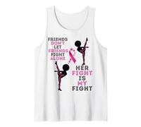 Gli Amici Non lasciano Combattere Il Cancro al Seno Donne melanina Nera Canotta