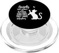 Gli angeli non hanno sempre le ali a volte hanno i baffi PopSockets PopGrip per MagSafe