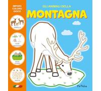 Gli animali della montagna. Imparo coloro gioco