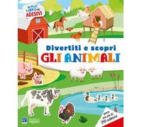 Gli animali e i loro ambienti. Il mio libro di adesivi