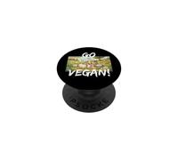 Gli animali GO VEGAN sono amici simpatici Vegan è vero amore vegano PopSockets PopGrip Adesivo