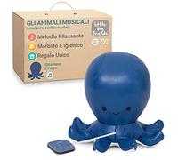 Gli animali musicali di Little Big Friends | Carillon per bambini | Facile da pulire | Morbido | Ottaviano il polpo
