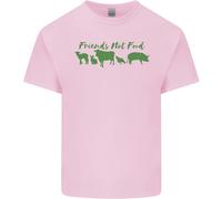 Gli Animali Sono Amici Non Cibo Maglietta Vegan Per Bambini