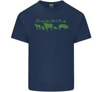 Gli Animali Sono Amici Non Cibo Maglietta Vegan Per Bambini