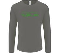 Gli Animali Sono Amici Non Cibo Vegan Uomo Manica Lunga T-Shirt