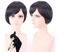 Gli anime non hai sentito? Sono Sakamoto Sakamoto Parrucche Cosplay Parrucca sintetica resistente al calore capelli corti neri PL-506