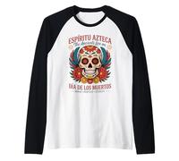 Gli antichi vivono - Il Giorno dei Morti dello Spirito Azteco Maglia con Maniche Raglan