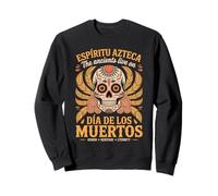 Gli antichi vivono - Spirito Azteco Dia de Los Muertos Felpa