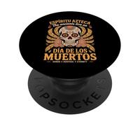 Gli antichi vivono - Spirito azteco Dia de los Muertos PopSockets PopGrip Adesivo