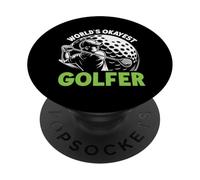 Gli appassionati di golf più ok, amanti del golf, gioco da uomo PopSockets PopGrip Adesivo