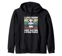 Gli Articoli Jujutsu per Gli Uomini Amano Le strozzature 3 Altre Persone Jiujitsu Felpa con Cappuccio