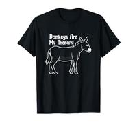 Gli asini sono la mia terapia Ironic Baby Donkey Maglietta