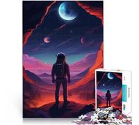 gli astronauti solitari Puzzle da 1000 pezzi per adulti Aiuta il cervello ad allenare i giocattoli che creano dipendenza per coltivare la pazienza Adatto alle coppie 38x26cm
