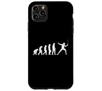 Gli atleti schermatori scherma evoluzione all'uomo moderno Custodia per iPhone 11 Pro Max