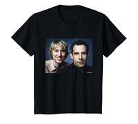 Gli attori di Zoolander Ben Stiller Owen Wilson di Michael Grecco Maglietta, Bambini, Nero, 4 Anni