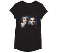 Gli attori di Zoolander Ben Stiller Owen Wilson di Michael Grecco Maglietta, Ragazze, Nero, M