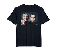 Gli attori di Zoolander Ben Stiller Owen Wilson di Michael Grecco Maglietta, Uomo Taglie Grandi, Nero, 5X Tall