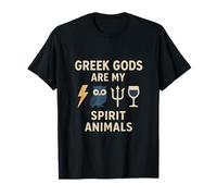 Gli dei greci Sono i Miei Animali spirituali Maglietta