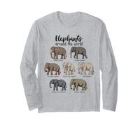 Gli Elefanti del Mondo Maglia a Manica