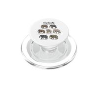Gli elefanti del mondo PopSockets PopGrip per MagSafe