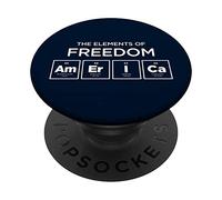Gli elementi della libertà AMERICA Tavola periodica degli elementi PopSockets PopGrip Adesivo