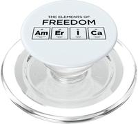Gli elementi della libertà AMERICA Tavola periodica degli elementi PopSockets PopGrip per MagSafe