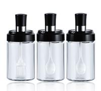 Gli elementi essenziali dello chef: set di scatole per condimenti, contenitori per condimenti con design monoblocco, guarnizione in silicone